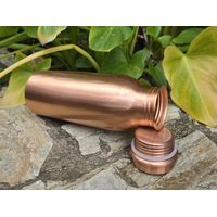 Just Copper Small Smooth Copper Water Bottle